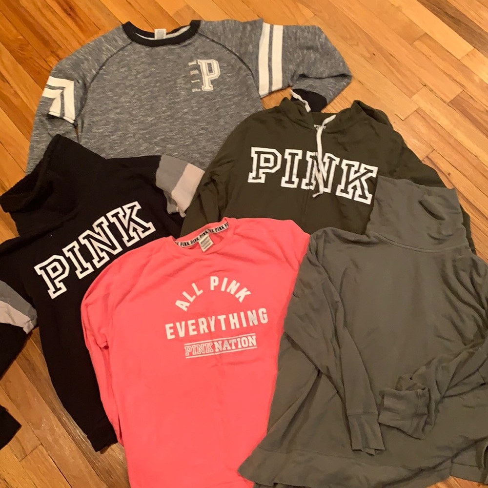 PINK sweatshirt lot
